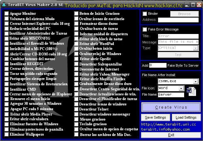 terabit virus maker 2.8 program terabit virus maker 2.8 program